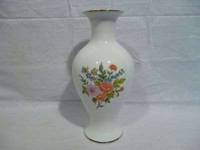 Régi hollóházi porcelán váza 30 cm